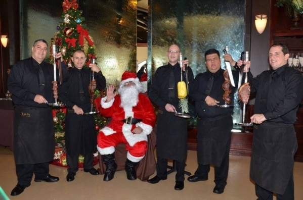 Via Brasil Steakhouse, 1225 S. Fort Apache, is set to be transformed with several Christmas trees, lights and other holiday decor, and every brunch service in December will feature Santa Claus fro ...