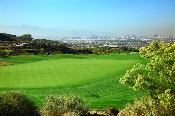 The Dragon Ridge Golf Course has sweeping views of the Las Vegas Valley. COURTESY