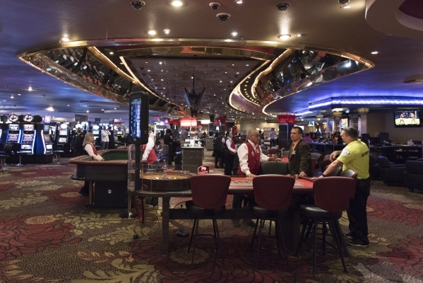 The casino floor at the Plaza hotel-casino in Las Vegas is shown Tuesday,  Dec. 1, 2015. Jason Ogulnik/Las Vegas Review-Journal