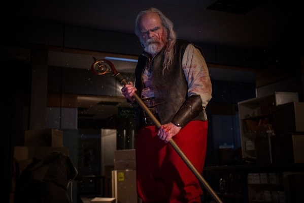 George Buza as Santa in the horror film þÃúA CHRISTMAS HORROR STORYþÃù an RLJ Entertainment release. Photo credit: RLJ Entertainment.
