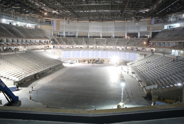 The new Las Vegas MGM-AEG Arena is shown on Thursday, Dec. 3, 2015. Bizuayehu Tesfaye/Las Vegas Review-Journal Follow @bizutesfaye