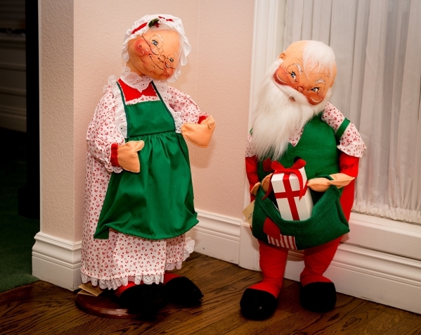 "I‘ve been collecting Annalee dolls for 35 years," Barbara Heinrich says. "They all have such happy little faces. ... I just love Christmas. I love seeing people being happy, ...
