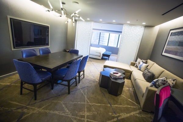 A Executive Suite Room Is Seen At Cosmopolitan Of Las Vegas 3708 S Las Vegas Boulevard On Thursday Dec 10 15 Jeff Scheid Las Vegas Review Journal Follow Him Jlscheid Las Vegas Review Journal