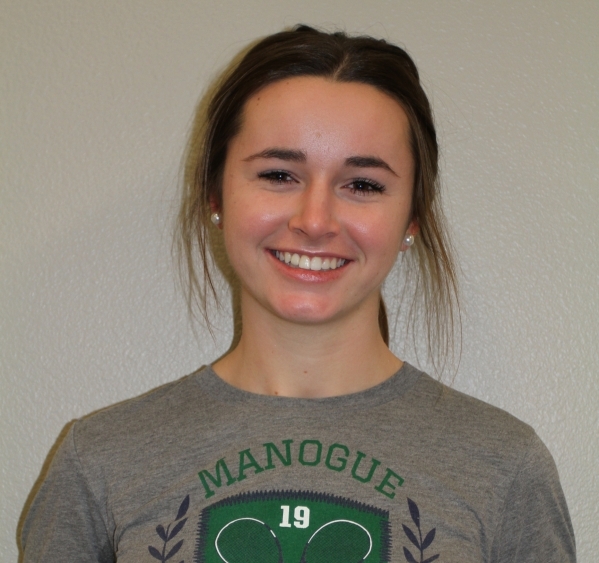 Brittany Leonard, Bishop Manogue: The junior finished third in the Division I Northern Region singles tournament.