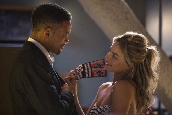 Will Smith and Margot Robbie offered comedy, romance and drama in "Focus." Warner Bros. Pictures