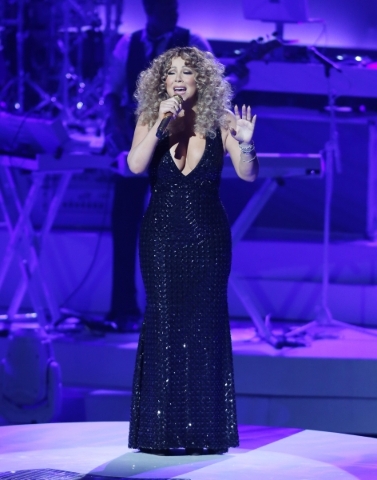 Mariah Carey performs during her opening night at Caesars Palace hotel-casino on Wednesday, May 6, 2015, in Las Vegas. (Bizuayehu Tesfaye/Las Vegas Review Journal) Follow Bizua Tesfaye on Twitter  ...