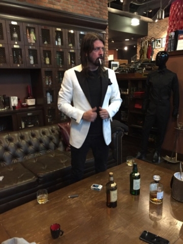 Foo Fighters frontman Dave Grohl bought a $2,000 dinner jacket Monday at Stitched at The Cosmopolitan. Courtesy