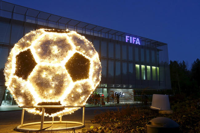 A general view shows FIFA‘s headquarters in Zurich, Switzerland December 2, 2015.    REUTERS/Arnd Wiegmann