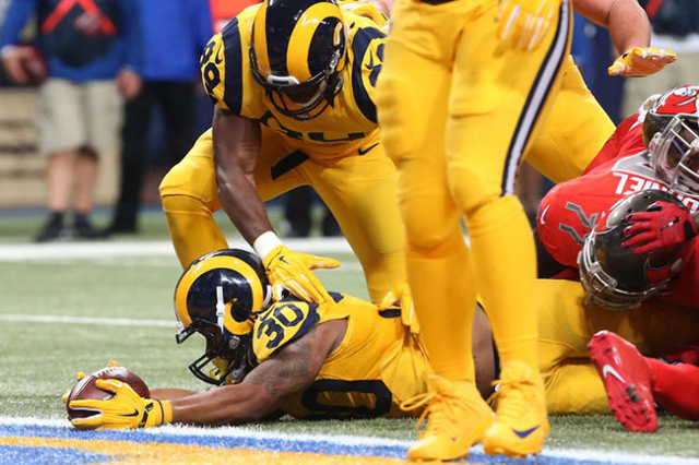la rams color rush