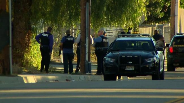 The hunt for one to three suspects is taking place near a San Bernardino, California, center for people with developmental disabilities, where at least 14 people were killed Wednesday, Police Chie ...
