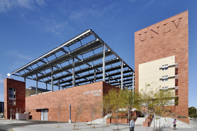 Greenspun Hall on the UNLV campus (Las Vegas Review-Journal)