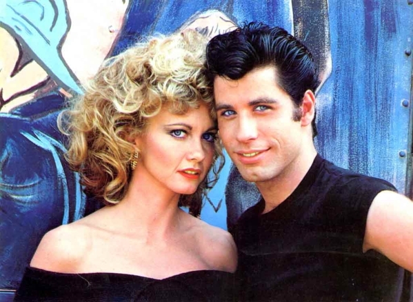 Olivia Newton-John and John Travolta in the 1978 film "Grease." (Courtesy)