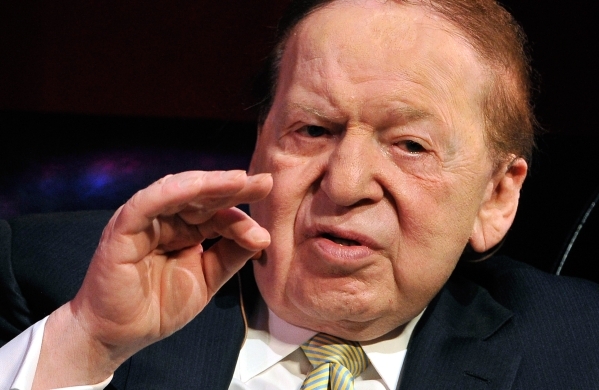 Las Vegas Sands Corp. CEO Sheldon Adelson is shown during an event at UNLV on Monday, May 5, 2014. David Becker/Las Vegas Review-Journal