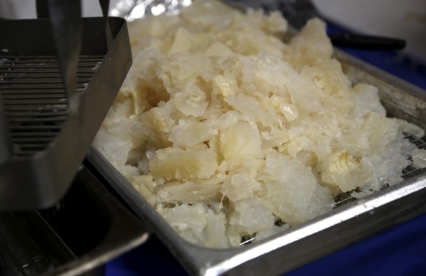 Leftover lutefisk from the first of three lutefisk dinners at Mindekirken Church in Minneapolis, Min., Saturday  November 17,  2012.   ]  (KYNDELL HARKNESS/STAR TRIBUNE) kyndell.harkness@startribu ...