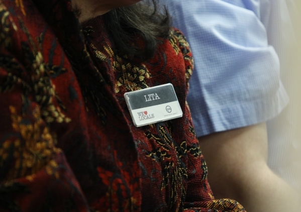 A Station Casinos employee attends a Gaming Control Board hearing at Grant Sawyer building Thursday, Jan. 21, 2016, in Las Vegas. The board signed off on Station Casinos becoming a public company ...