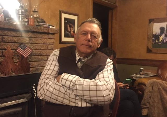 Cliven Bundy sits inside his ranch house 10 miles south of Bunkerville during an interview Tuesday night, Jan. 26, 2016, about the arrest of his sons and death of LaVoy Finicum, of Moccasin, Ariz. ...