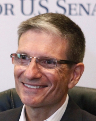 U.S. Representative Joe Heck meets with the press at Red Rock Strategies on Monday, July 6, 2015. Heck will be running for a seat on the U.S. Senate. (James Tensuan/Las Vegas Review-Journal) Follo ...