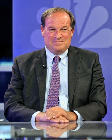 Nevada treasurer candidate, Republican Dan Schwartz, appears during a debate on the "Ralston Reports," show at the KSNV studios in Las Vegas on Tuesday, Oct. 21, 2014. (David Becker/Las  ...
