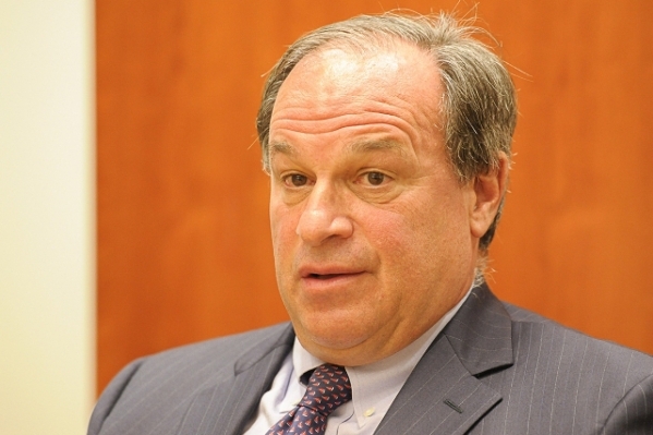 Treasurer Dan Schwartz speaks to the Las Vegas Review-Journal editorial board on Thursday, Aug. 21, 2014. (Mark Damon/Las Vegas Review-Journal)