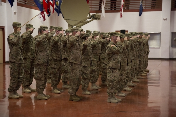 Nevada Army National Guard unit deploying — PHOTOS | Las Vegas Review ...