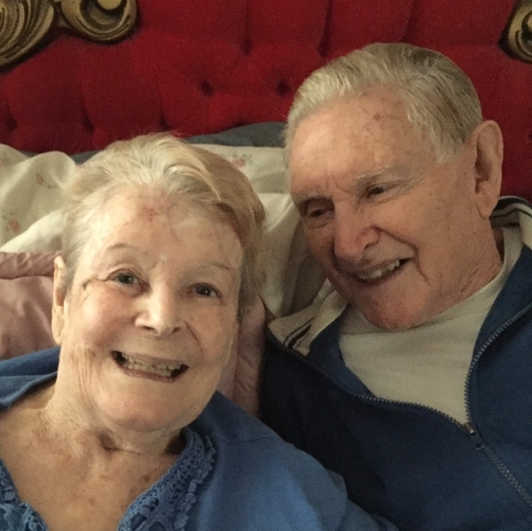 Earl Kenneth Simpson and his wife, Margarette, are photographed celebrating their 70th anniversary on Nov. 5. Special to View