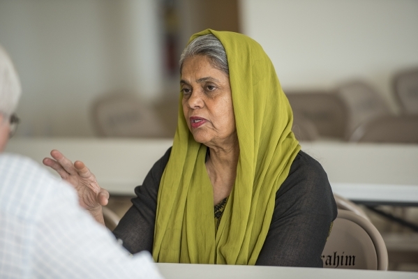 Sharaf Haseebullah speaks during an interview at Masjid Ibraham in Las Vegas on Friday, Jan. 29, 2016. The mosque opened over the weekend. Joshua Dahl/Las Vegas Review-Journal