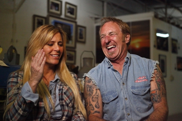 At Rick‘s Restorations in Las Vegas, Rick and Kelly Dale share the story of how they met and fell in love. Friday, January 29, 2016. Michael Quine/ Las Vegas Review-Journal Follow @Vegas88s