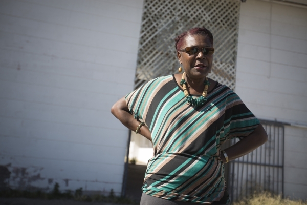 Katherine Duncan, founding president of Ward 5 Chamber of Commerce, talks about plans to renovate the site of the Moulin Rouge, the first desegregated casino in Las Vegas on Friday, Feb. 12, 2016. ...