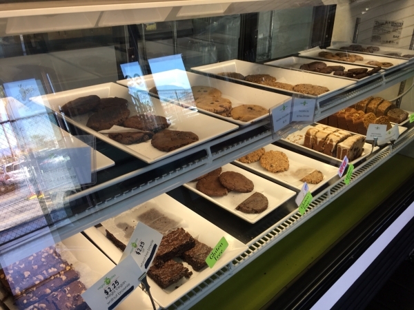 Cookies and loaves are seen at Veganbites Bakery, 8876 S. Eastern Ave. No. 101, Feb. 12. The bakery is known for its vegan goodies with wheat-free and gluten-free options. Sandy Lopez/View