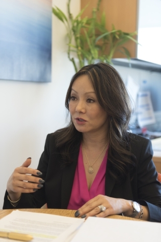 Dr. Kate Zhong is the senior director of clinical research at the Cleveland Clinic Lou Ruvo Center for Brain Health in Las Vegas, Thursday, Feb. 18, 2016. The clinic is recruiting participants for ...