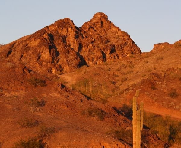 The Buckskin Mountains just outside of Parker, Arizona at sunset. Deborah Wall/Special to View