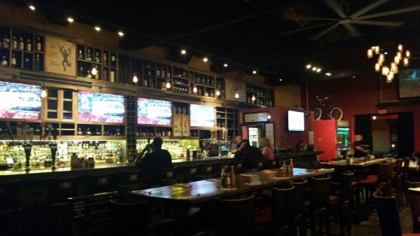 The bar is shown at the Summerlin-area location of Nacho Daddy. Lisa Valentine/View