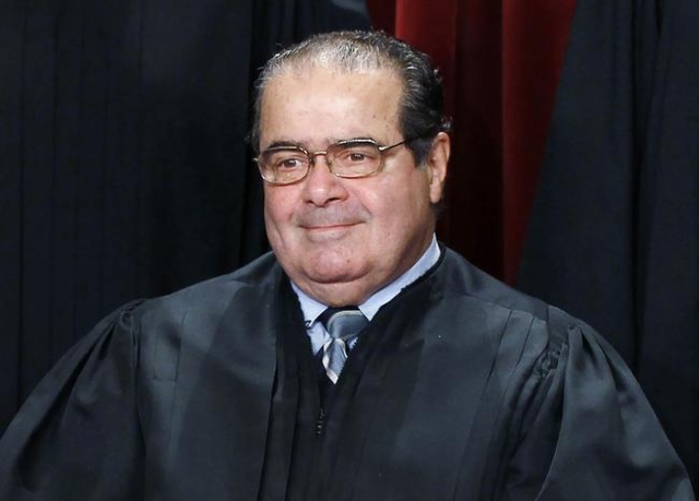 U.S. Supreme Court Justice Antonin Scalia is seen during a group portrait in the Supreme Court Building in Washington, Oct. 8, 2010. Scalia, 79, was found dead on Saturday in Texas. (Larry Downing ...