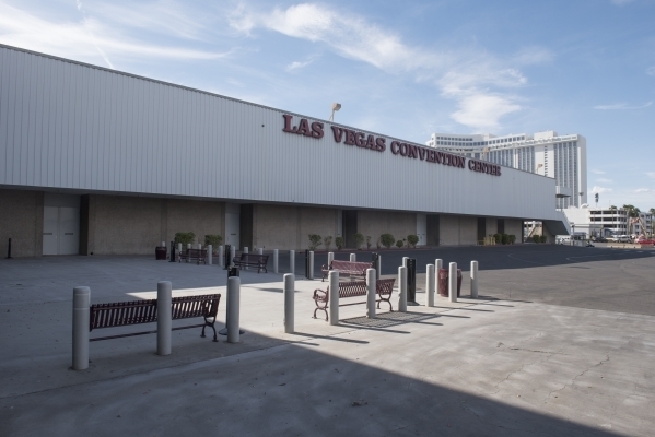 The Joe W. Brown Drive entrance for the Las Vegas Convention Center is shown Sept. 2, 2015. Jason Ogulnik/Las Vegas Review-Journal
