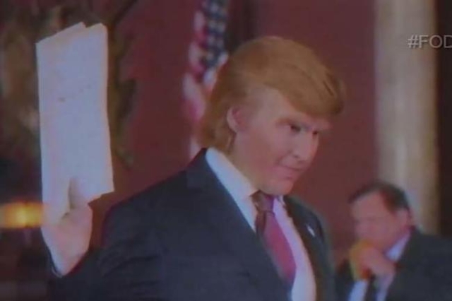 Johnny Depp portrays Donald Trump in  "Funny or Die Presents Donald Trump‘s The Art of the Deal: The Movie." (Funny or Die website)