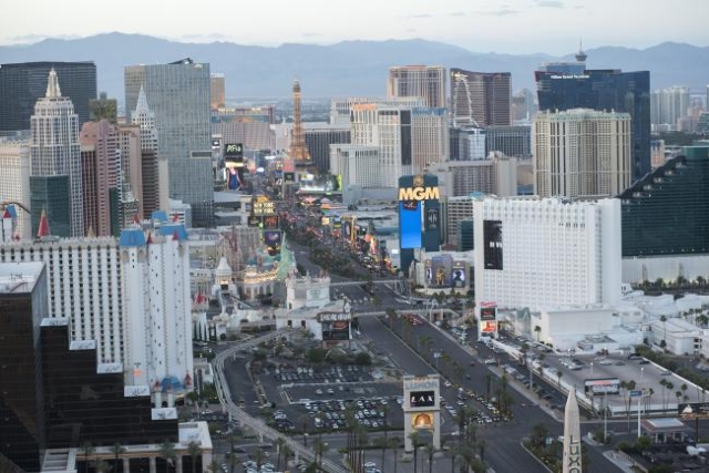 View of the Las Vegas Strip. (Las Vegas Review-Journal file photo)
