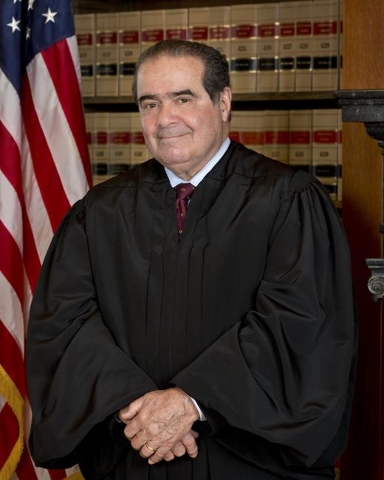 Associate Justice Antonin G. Scalia, Supreme Court (The Collection of the Supreme Court of the United States/CNN)