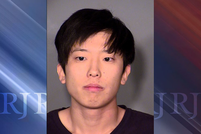 Seong Mo Lee, the 22-year-old man wanted in a fatal crash that killed two women early Thursday, has been arrested and booked for felony DUI resulting in death. (Courtesy Las Vegas Metropolitan Pol ...