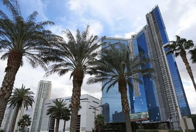 Fontainebleau Las Vegas, located at 2755 Las Vegas Blvd. South, is shown Thursday, Jan. 7, 2016, in Las Vegas. Construction began on the estimated $3 billion resort in 2007 and stopped two years l ...