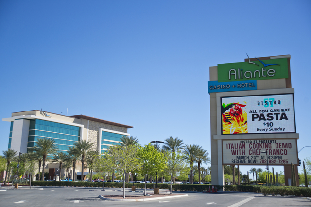 The Aliante Hotel awaits visitors at 7300 N. Aliante Pkwy. in North Las Vegas on Thursday, March 10, 2016. Daniel Clark/Las Vegas Review-Journal Follow @DanJClarkPhoto
