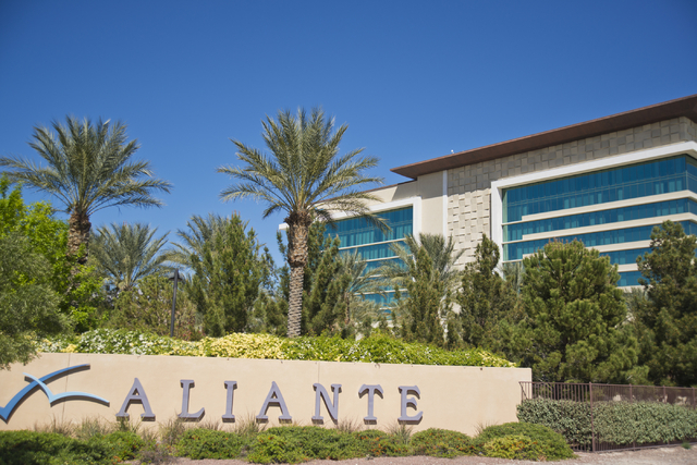 The Aliante Hotel awaits visitors at 7300 N. Aliante Pkwy. in North Las Vegas on Thursday, March 10, 2016. Daniel Clark/Las Vegas Review-Journal Follow @DanJClarkPhoto