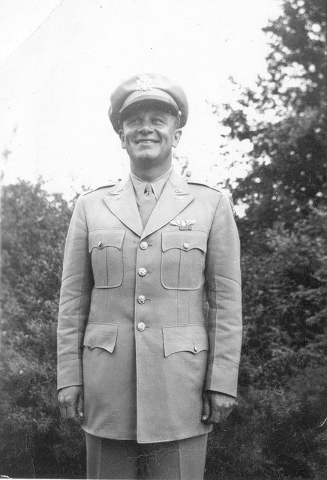 U.S. Army Air Corps Maj. Howard Cannon, pose in this undated courtesy photo circa 1940, during World War II. (photo courtesy of Cannon family to the Las Vegas Review-Journal)