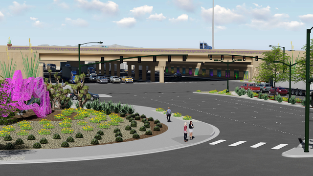 The Charleston Boulevard exit of Interstate 15 will be redesigned to a traditional diamond exit that will reduce congestion on Martin Luther King Boulevard and provide better access to Symphony Pa ...