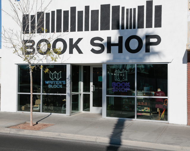 The Writer's Block, a new book store at 1020 Fremont St . in Las Vegas, is shown Saturday, Jan. 1, 2015. (Donavon Lockett/Las Vegas Review-Journal)