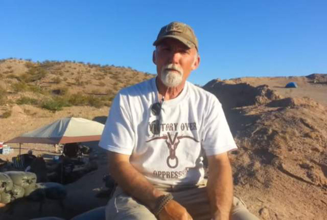 Jerry DeLemus of New Hamphsire speaks of his experiences in Bunkerville, Nevada in 2014. (Jason Patrick/YouTube)