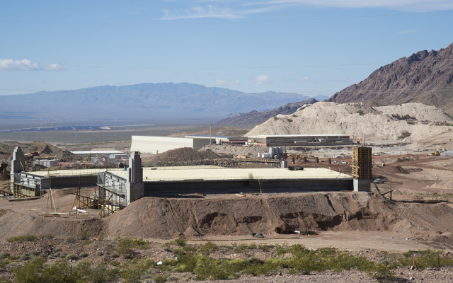 Construction on Interstate 11 between Henderson and Boulder City continues on Tuesday, March 29, 2016. Daniel Clark/Las Vegas Review-Journal Follow @DanJClarkPhoto