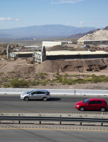 Construction on Interstate 11 between Henderson and Boulder City continues on Tuesday, March 29, 2016. Daniel Clark/Las Vegas Review-Journal Follow @DanJClarkPhoto