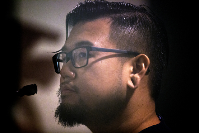 Jimmy Carter Kim, accused of raping and kidnapping a woman from Arizona, appears at Regional Justice Center on Wednesday, March 23, 2016. Jeff Scheid/Las Vegas Review-Journal Follow @jlscheid