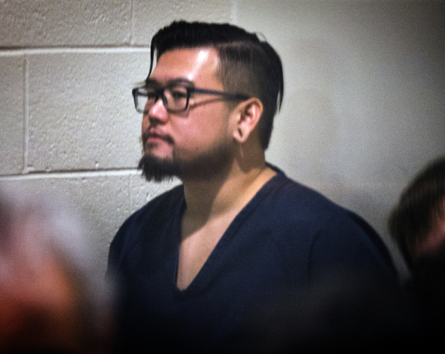 Jimmy Carter Kim, accused of raping and kidnapping a woman from Arizona, appears at Regional Justice Center on Wednesday, March 23, 2016. Jeff Scheid/Las Vegas Review-Journal Follow @jlscheid