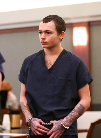 Erich Nowsch enters the courtroom before pleading guilty to the murder of Tammy Meyers at Regional Justice Center in Las Vegas on Friday, March 4, 2016. Chase Stevens/Las Vegas Review-Journal Foll ...